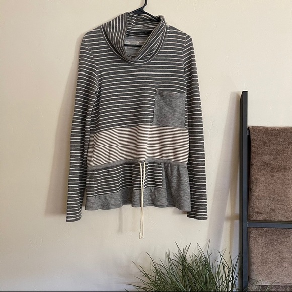 Anthropologie Trio Cowl Neck Pullover Sweater - Picture 2 of 6